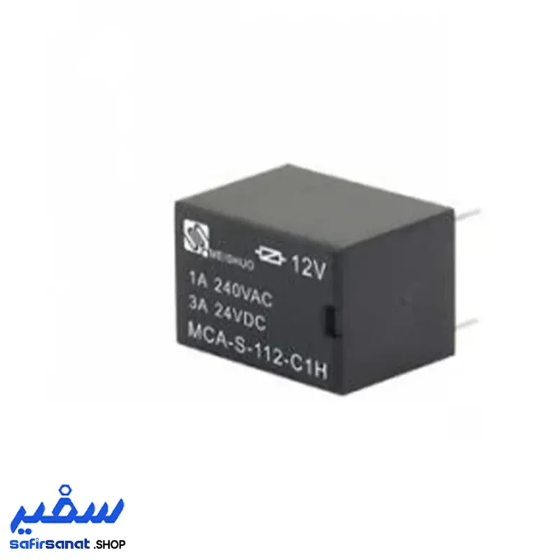 رله 12 ولت 3 آمپر 6 پین MCA-S-112-C1H (4102L)