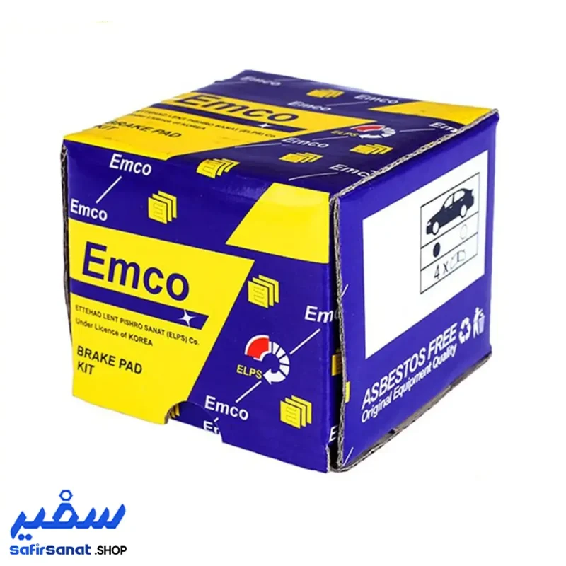 لنت ترمز عقب کفشکی فنردار سمند ملی امکو EMCO